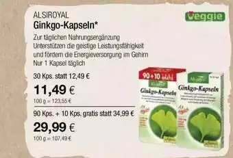 Vitalia Alsiroyal Ginkgo-kapseln Angebot