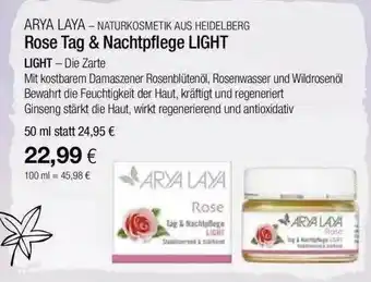 Vitalia Arya Laya Rose Tag & Nachtpflege Light Angebot