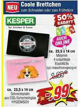 Wiglo Wunderland Kesper Coole Brettchen Angebot