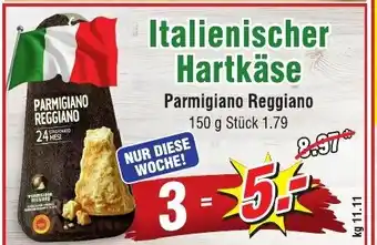 Wiglo Wunderland Italienischer Hartkäse Parmigiano Reggiano 150g Angebot