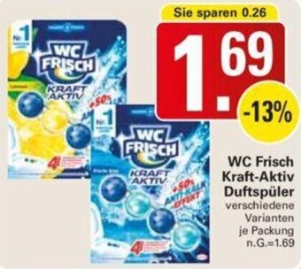 WEZ WC Frisch Kraft-Aktiv Duftspüler Angebot