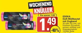 WEZ EDEKA Duft-Müllbeutel mit Zugband Angebot