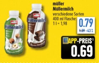 diska müller Müllermilch 400ml Angebot