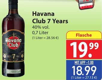 Famila Nord Ost Havana Club 7 Years 0,7 Liter Angebot