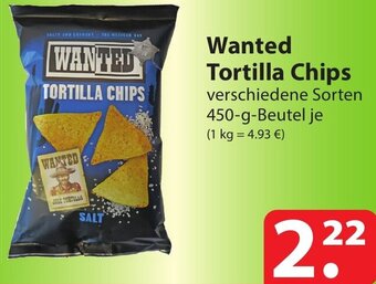 Famila Nord Ost Wanted Tortilla Chips 450-g-Beutel Angebot