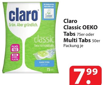 Famila Nord Ost Claro Classic OEKO Tabs 75er oder Multi Tabs 50er Angebot