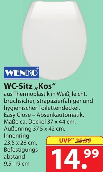 Famila Nord Ost WENKO WC-Sitz Kos Angebot