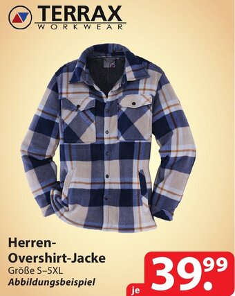 Famila Nord Ost TERRAX WORKWEAR Herren Overshirt-Jacke Größe S-5XL Angebot