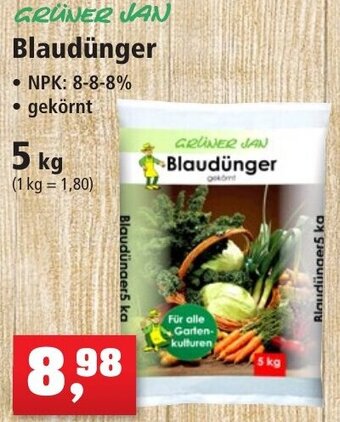 Thomas Philipps GRÜNER JAN Blaudünger 5 kg Angebot