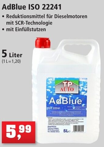 Thomas Philipps AdBlue ISO 22241, 5 Liter Angebot