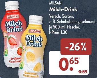 Aldi Süd MILSANI Milch-Drink 500 ml Flasche Angebot