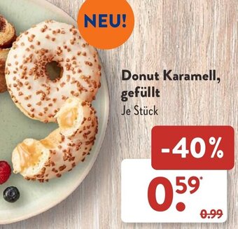 Aldi Süd Donut Karamell, gefüllt Angebot