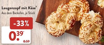 Aldi Süd Laugenzopf mit Käse Angebot