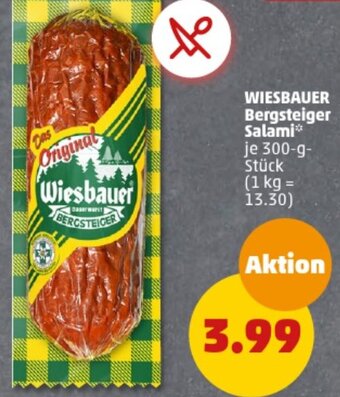 PENNY WIESBAUER Bergsteiger Salami 300-g Stück Angebot