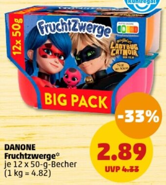 PENNY DANONE Fruchtzwerge 12 x 50-g Becher Angebot