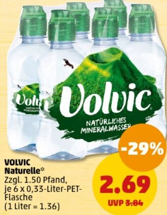 PENNY VOLVIC Naturelle 6x0,33 Liter Angebot