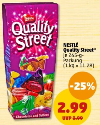 PENNY NESTLÉ Quality Street 265 g Packung Angebot