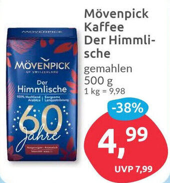 Budni Mövenpick Kaffee Der Himmlische gemahlen 500 g Angebot