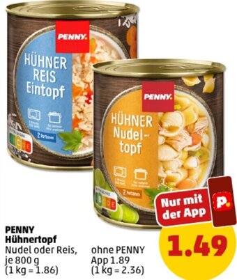 PENNY PENNY Hühnertopf 800 g Angebot