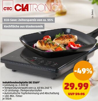 PENNY Clatronic Induktionskochplatte EKI 3569 Angebot