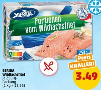 PENNY BERIDA Wildlachsfilet 250-g Packung Angebot