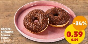 PENNY BÄCKERKRÖNUNG Schokodonut Angebot