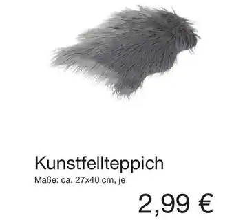 KiK Kunstfellteppich Angebot