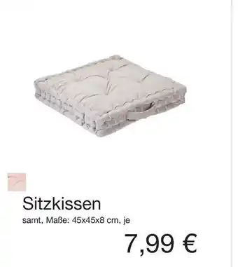 KiK Sitzkissen Angebot