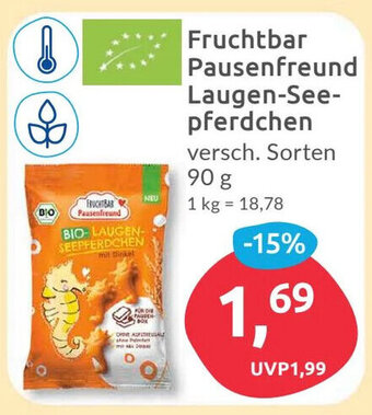 Budni Fruchtbar Pausenfreund Laugen-See-pferdchen versch. Sorten 90 g Angebot