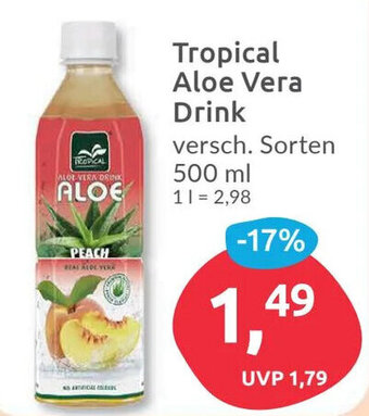 Budni Tropical Aloe Vera Drink 500ml Angebot