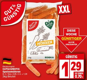 Elli Markt GUT&GÜNSTIG Speisemöhren 2kg Angebot