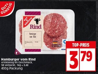 Elli Markt Hamburger vom Rind 400g Angebot