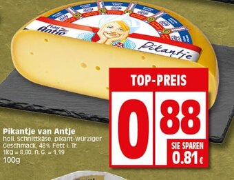 Elli Markt Pikantje van Antje holl. schnittkäse,100g Angebot