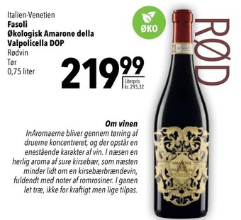 CITTI Markt Fasoli Økologisk Amarone della Valpolicella DOP 0,75 liter Angebot