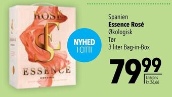 CITTI Markt Essence Rosé 3 liter Bag-in-Box Angebot