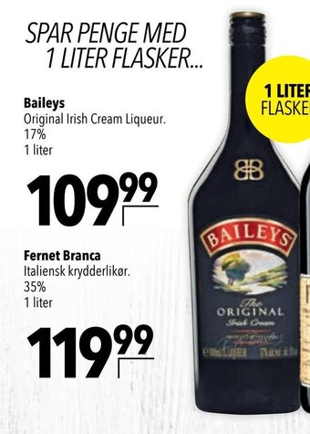 CITTI Markt Baileys Original Irish Cream Liqueur. 17% 1 liter Angebot