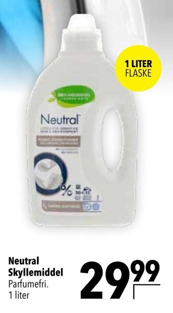 CITTI Markt Neutral Skyllemiddel Parfumefri. 1 liter Angebot
