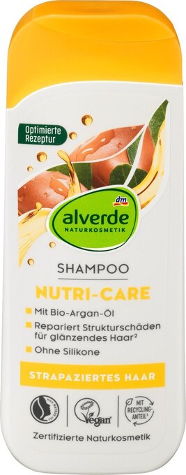 dm drogerie Alverde naturkosmetik shampoo nutri care bio-arganöl und bio-jojoba-extrakt Angebot