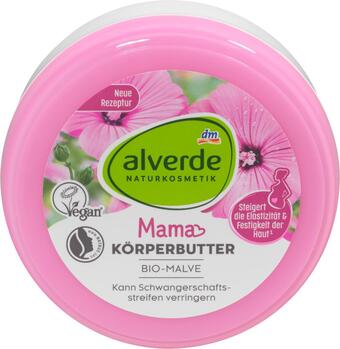 dm drogerie Alverde naturkosmetik mama körperbutter bio-malve Angebot