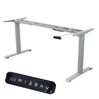 Netto Marken-Discount Albatros schreibtisch-gestell lift s5s silber, elektrisch höhenverstellbar mit memory-funktion, kollisionsschutz und soft-sta Angebot