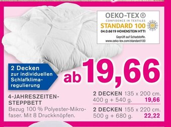 KODi 4-JAHRESZEITEN-STEPPBETT Angebot