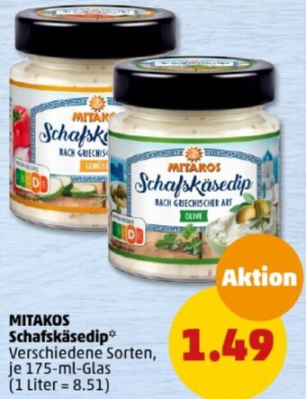 PENNY MITAKOS Schafskäsedip 175 ml Glas Angebot