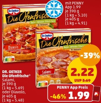 PENNY DR. OETKER Die Ofenfrische 390 g/405 g Angebot