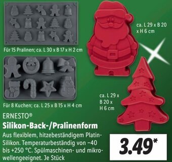 Lidl Ernesto Silikon-Back/Pralinenform Angebot