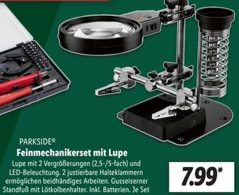 Lidl PARKSIDE Feinmechanikerset mit Lupe Angebot