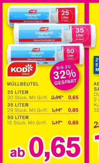 KODi MÜLLBEUTEL Angebot