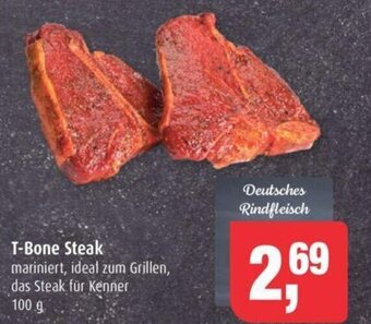 Markant T-Bone Steak mariniert, ideal zum Grillen, das Steak für Kenner 100 g Angebot