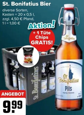 Logo Getränkemarkt St. Bonifatius Bier 20x0,5 L Angebot