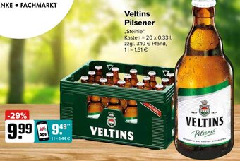 Logo Getränkemarkt Veltins Pilsener 20x0,33 L Angebot