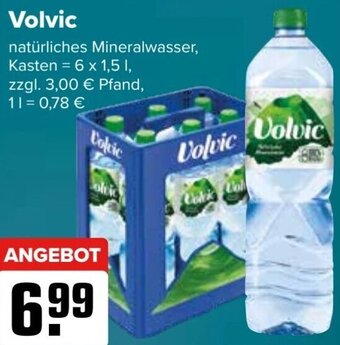 Logo Getränkemarkt Volvic natürliches Mineralwasser 6x1,5 L Angebot